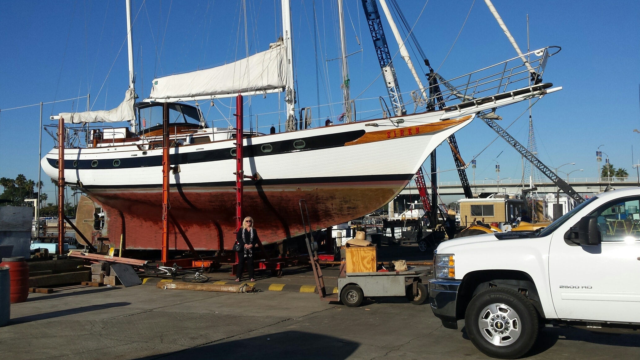 Calypso Dry Docked